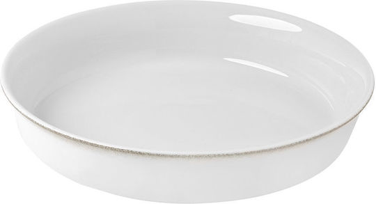 Estia Pearl Σαλατιέρα από Πορσελάνη Λευκή 23x23cm