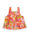 Tuc Tuc Kids Blouse Sleeveless Orange Safari