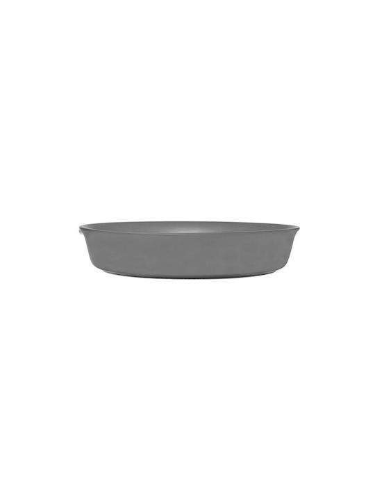 Estia Nordic Salatschüssel aus Porzellan Gray 23x23cm 1Stück