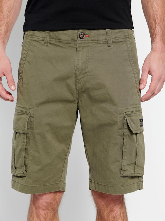 Funky Buddha FBM007-00203 Men's Shorts Cargo Khaki