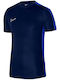 Nike Herren Sport T-Shirt Kurzarm Marineblau