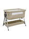 vidaXL Люлка с Матрак Beige Grey