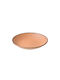 Estia Terra Plate Soup made of Porcelain Salmon with Diameter 23cm
