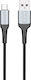 DeTech USB Typ-C Kabel USB 2.0 Männlich - USB-A Schwarz 2m 40261