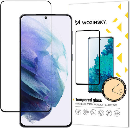 Wozinsky Case Friendly Full Glue Full Face Tempered Glass Μαύρο (Galaxy S23+)