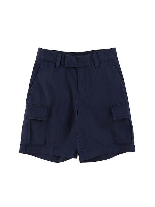 Hugo Boss Kinder Shorts/Bermudas Stoff Marineblau