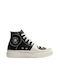 Converse Chuck Taylor All Star Construct Stiefel Black / Vintage White / Egret