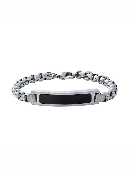 Season Time Herren Armband Id aus Stahl