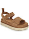 Ugg Australia 1136783 Women's Flat Sandals Flatforms In Brown Colour