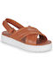 Ugg Australia Women's Flat Sandals Flatforms In Tabac Brown Colour
