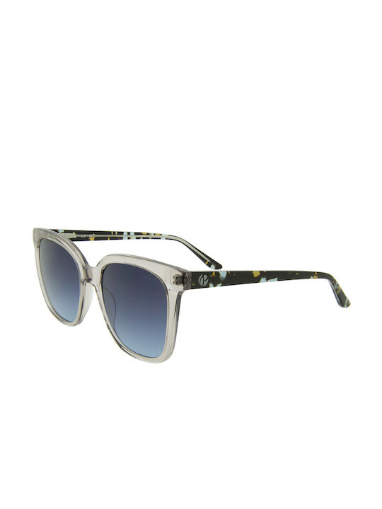 Pepe Jeans Feminini Ochelari de soare cu Transparent Cadru și Albastru Degrade Lentilă PJ7398-949