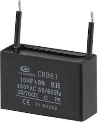 Kondensator Polypropylen 10μF 450V 5Stück 03.006.0216