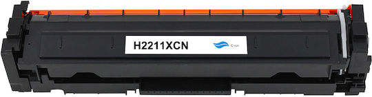 CTF Συμβατό Toner για Laser Εκτυπωτή HP 207X W2211X 2450 Σελίδων Κυανό Χωρίς Chip