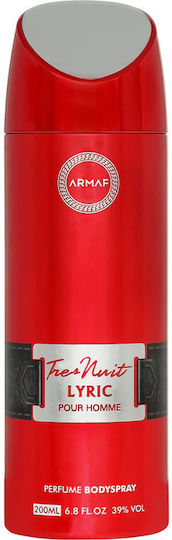Armaf Tres Nuit Lyric Αποσμητικό σε Spray 200ml