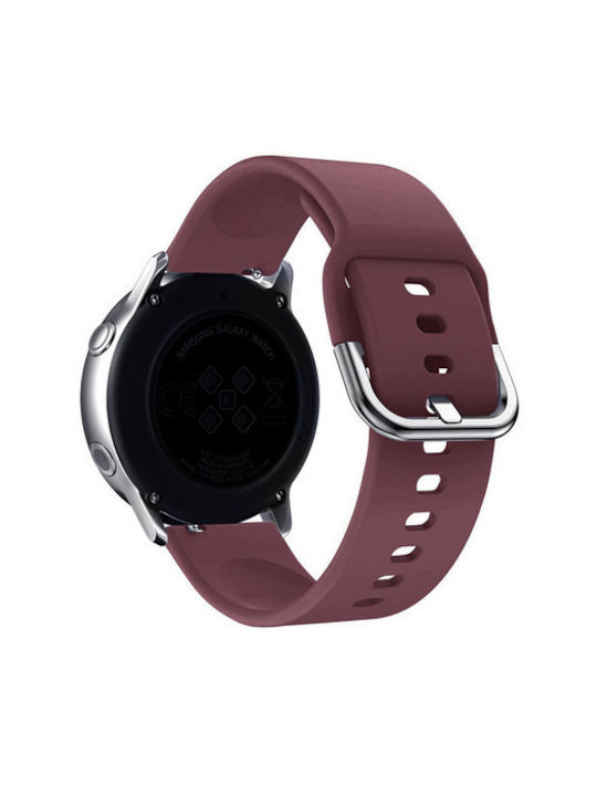 Smart Clasp Λουράκι Σιλικόνης Μπορντό (Huawei Watch GT3 (42mm) / GT2