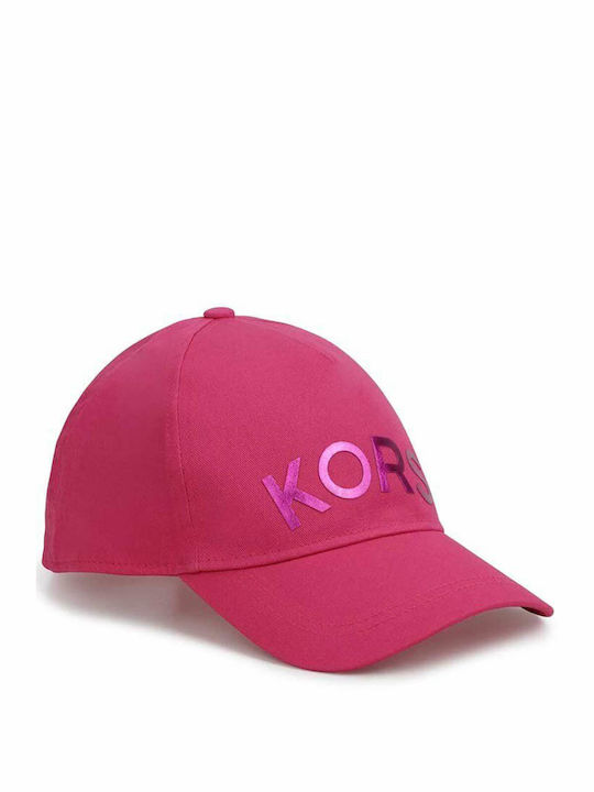 Michael Kors Kids' Hat Jockey Fabric Fuchsia