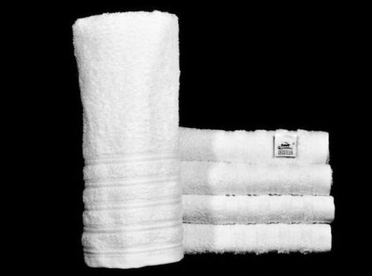 Decotelia Set 12 Hotel Bathroom Towels 140x70 cm 500gsm White