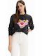 Pink Panther Women's Sweatshirt Gray