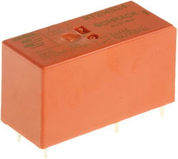 Schrack Releu 24V 12A Mini 1P 24V AC 12A RT214524 01.077.0082