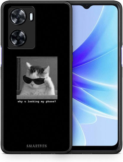 Smartfits Калъф Meme Cat Back Cover, Пластмаса, Черен (OnePlus Nord N20 SE)