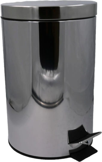 Klikareto Inox Badezimmer Mülleimer 5Es Silber