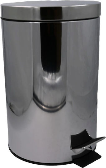 Klikareto Inox Badezimmer Mülleimer 12Es Silber