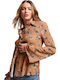 Studios Seventies Women's Floral Long Sleeve Shirt Brown