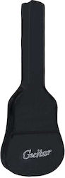 vidaXL Carcasă Chitară clasică 4/4 Negru