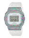 Casio G-Shock Ψηφιακό Γυναικείο Ρολόι 38mm Μπαταρίας με Λευκό Καουτσούκ Λουράκι