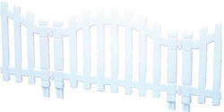 TnS SB100 Plastic Fence Gate in White Color xcm