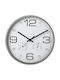 Wanduhr Kunststoff Weiß Ø30cm