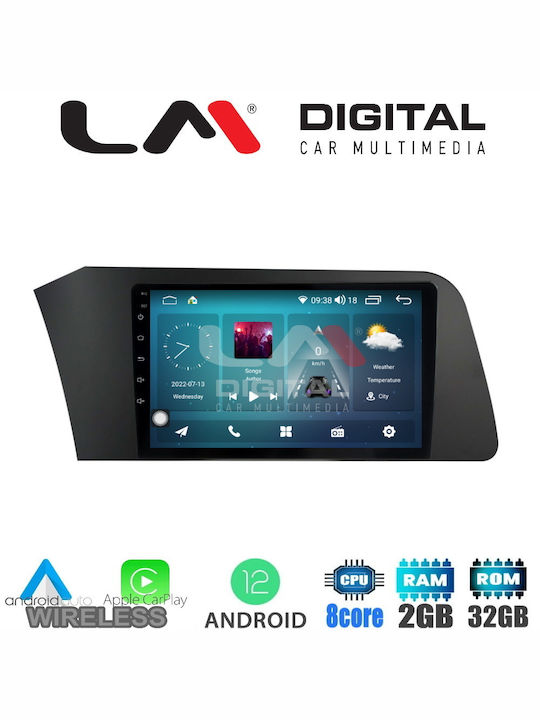 LM Digital Автомобилна Аудио Система (Блутут/USB/WiFi/GPS/Apple-Carplay/Android-Auto) с Тъчскрийн 9"