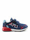 Παιδικά Sneakers με Σκρατς Μπλε
