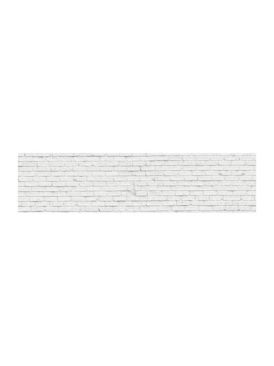 Διακοσμητικό Αυτοκόλλητο Τοίχου White Bricks 1τμχ 240x60εκ. Ango