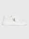 Calvin Klein CUPSOLE LACEUP MON LTH WN Chunky Sneakers White