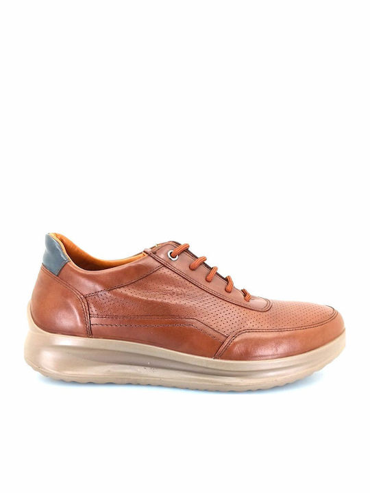 Leder Herren Freizeitschuhe Tabac Braun