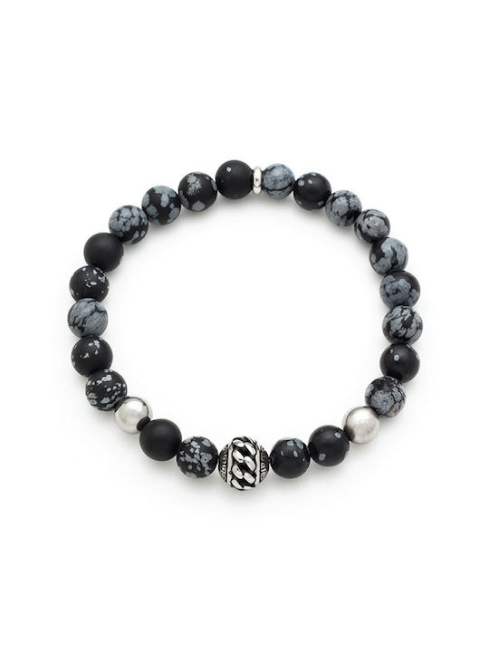 Visetti Herren Armband mit Perlen