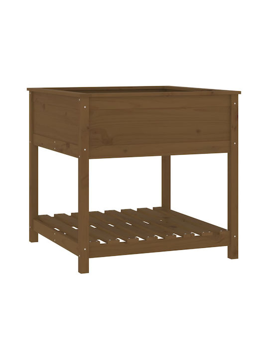 vidaXL Blumenkasten Hölzernes Braun 82.5x82.5x8...