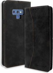 Bodycell Synthetic Leather Book Black (Galaxy Note 9)