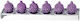 JK Home Decoration Teelichter in Lila Farbe 6cm