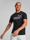 Puma Essentials Elevated T-shirt Bărbătesc cu Mânecă Scurtă Negru