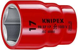 Knipex Καρυδάκι Εξάγωνο με Καρέ Υποδοχής 3/8" Διάμετρος 16mm