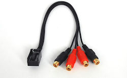 Compotech Auto-Adapter s.r.l. Line-out 4 RCA für Fakra