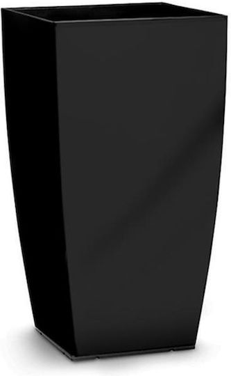 Atmosphera Tetra Mat Planter Plastic Black 27x49x49cm.