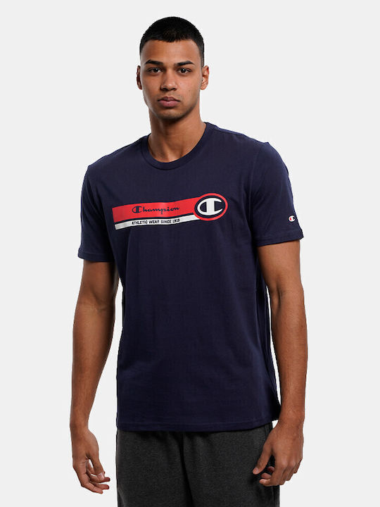 Champion Crewneck T-shirt Navy Blue
