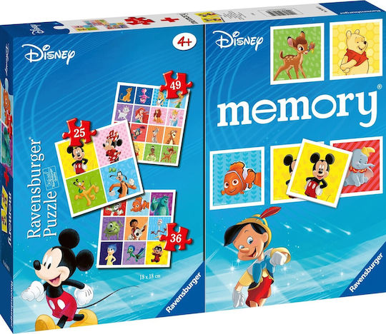 Επιτραπέζιο Παιχνίδι Memory Disney 4+ Ετών (EN) Ravensburger