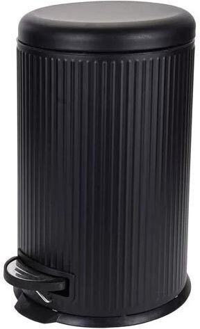 Metallisches Badezimmer Behälter 3lt Schwarzes