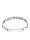 Oxzen Men's Id Bracelet Stainless Steel 21cm