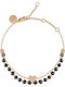 Radley Damen Armband Kette mit Design Herz aus Stahl Vergoldet mit Perlen
