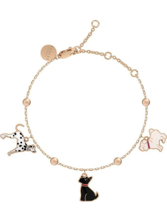 Radley Damen Armband Kette aus Stahl Vergoldet